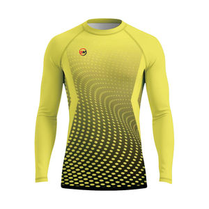 Men's Minimalist Long Sleeve Rash Guard <b>Compression</b> <b>Shirt</b> Design Premium Fitness Apparel - Product Image 1