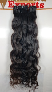 ผมแท้แบบดิบ 100% ขายส่งแบบมัดคู่  ลอนธรรมชาติ  ไม่ผ่านการแปรรูป  ผมแท้จากวัดอินเดีย  น้ำหนัก 100 กรัม - Product Image 5