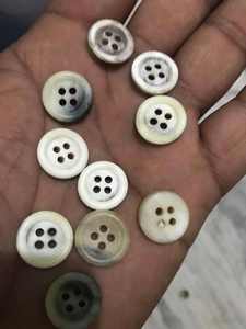 Boutons fantaisie de haute qualité, écologiques, faits à la main, en corne de buffle naturelle, 4 trous, pour chemise, costume, veste, manteau - Product Image 6