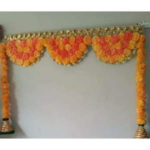 ผ้าพันคออินเดียทำด้วยมือที่สง่างามการตกแต่งแบบดั้งเดิมที่สมบูรณ์แบบสำหรับดิวาลีงานแต่งงานและห้องพูจาที่มีการปักที่มีชีวิตชีวา - Product Image 3