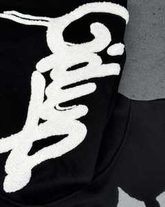 Sweat à capuche en coton épais et éponge française de haute qualité pour hommes, logo personnalisé, sweat à capuche surdimensionné en polaire à épaules tombantes - Product Image 3