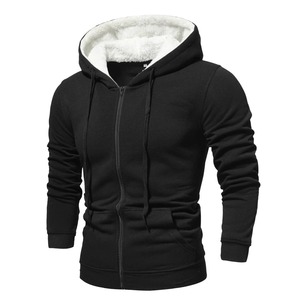 Sweat à capuche personnalisé avec logo imprimé, haute qualité, 100% coton, molleton épais, respirant, pour homme, hiver - Product Image 2