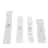 Étiquettes RFID UHF personnalisées étanches pour lave-linge, étiquettes UHF liquides, étiquettes de lavage en tissu pour hôtels, laveries et vêtements spécialisés