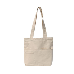 Sac fourre-tout en toile logo personnalisé | Sac fourre-tout en coton durable avec un design personnalisé pour un usage quotidien et cadeau-vente en gros OEM - Product Image 4