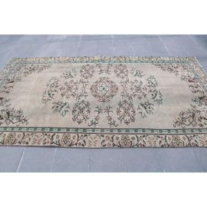 Tapis de 5,3 x 9,6 pieds, tapis turc vintage, tapis oriental brun - Product Image 3