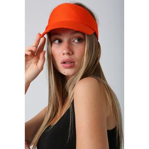 หมวกกันแดดผู้หญิง - เทนนิส - กอล์ฟ / หมวกกันแดดสีส้ม Spk13 - สีส้ม - Product Image 5