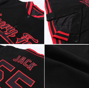 Chaqueta Varsity Letterman bordada para Hombre | Opciones de diseño personalizado para escuela, universidad y ropa de equipo - Product Image 3