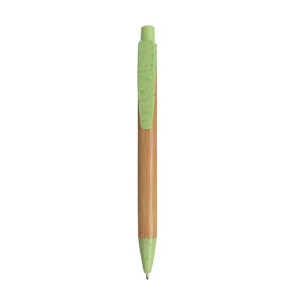 <b>Bamboo</b> and Wheat <b>Straw</b> Eco-Friendly Promotional Pen Eco-Sustainable Gadgets - Product Image 1