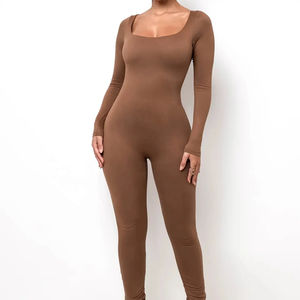 Ropa de gimnasia Conjuntos de mujer Ropa de fitness Traje de salto Ropa de gimnasia Sin costuras Sin marca Conjuntos de Yoga de manga larga para mujer - Product Image 2