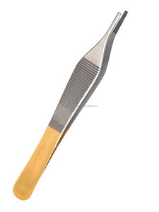 Pinces à tissus Adson Brown en carbure de tungstène, ensemble d'instruments chirurgicaux de précision, manuel, certifié ISO13485 - Product Image 2