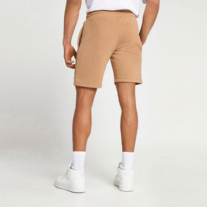 Short en molleton à motif uni pour hommes 2025 été décontracté en plein air confortable et ample teint en plaine avec impression numérique Service OEM - Product Image 3