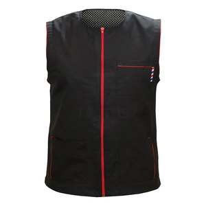 เสื้อกั๊กช่างตัดผม ซาลอน เอสเซนเชียล ทนทาน ผ้าเนื้อน้ำหนักเบา สวมใส่สบาย ใช้งานได้อย่างมืออาชีพ - Product Image 1