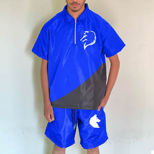 T-shirt à double fermeture éclair Fabrication sur mesure Haute qualité 100% coton Chemises décontractées à double fermeture éclair à manches courtes pour hommes - Product Image 1