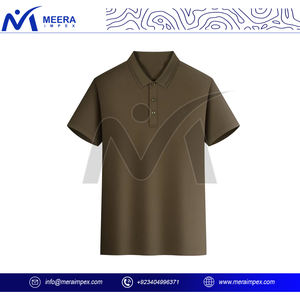 เสื้อโปโลผู้ชายสุดหรูผสมกับผ้าฝ้ายนุ่มเย็บคงทนป้องกันรอยยับผ้ากันชื้นเหมาะสำหรับการใช้งานกลางแจ้ง - Product Image 3