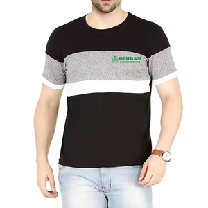 Camisetas de Verano para Hombre, 100% Algodón Mercerizado, Cuello Redondo, Manga Corta, Corte Holgado y Recto, Estilo Simple, Casual, Minimalista y Transpirable - Product Image 1