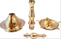 Lampe à huile traditionnelle Jaipurios Diwali en fer, design floral Samayi, 8 pouces, Kashi Samayi Diya, pour les magasins de cadeaux