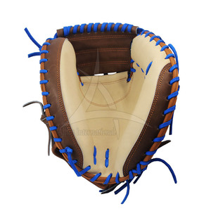 Guantes de Bateo de Béisbol de Cuero, Ligeros, Cómodos, para Práctica de Fildeo en el Campo de Béisbol - Product Image 1