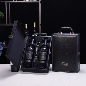 Caja de vino de madera personalizada hecha a mano de gran oferta, caja de regalo de champán de madera con botella individual grabada con tapa deslizante para embalaje - Product Image 5