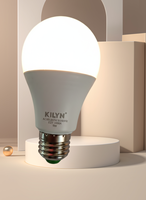 Lampu LED KILYN 9W 2700K/4100K/6000K CCT Basis E27 Bahan PC Chip SMD AC Bersertifikasi ETL CRI80 A60 910 Lumens