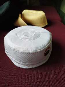 หมวกบั๊กมุสลิมสีขาวคุณภาพสูงหมวกสวดมนต์มุสลิมหมวก Tupi Topi exportable Topi สำหรับผู้ชายทุกฤดูใช้จากบังคลาเทศ - Product Image 2