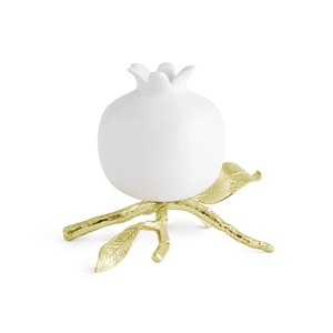 Jarrón de metal dorado estilo Granada único para decoración moderna y arreglos decorativos festivos hechos a mano de La India - Product Image 5