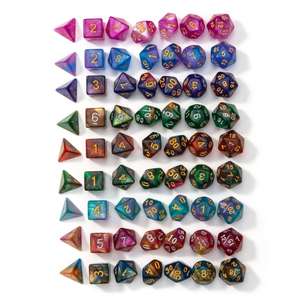 Hot sales Two-color star-shaped 7-Piece Acrylic <b>Dice</b> <b>Set</b> - Product Image 6