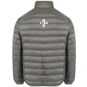 Nueva chaqueta de invierno con logotipo personalizado más vendida, chaqueta acolchada con cremallera estampada transpirable de poliéster 100% para hombre - Product Image 2