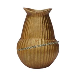 Vase doré créatif simple et moderne Décoration Vase à fleurs en métal et aluminium pour la maison Salon Mariage - Product Image 2