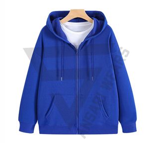 เสื้อฮู้ดแขนยาวผู้หญิงแบบลำลอง พิมพ์ลาย/สีพื้น ผ้าถัก มีกระเป๋าหน้า ซิป 100% ผ้าฝ้าย ปี 2026 - Product Image 2