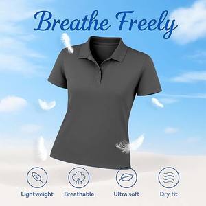 Ropa Casual para Mujer, Tejida, 100% Algodón, Diseño Sólido Personalizado para Camiseta, Impresión Digital, Secado Rápido, Transpirable, Elegante y Moderno - Product Image 5