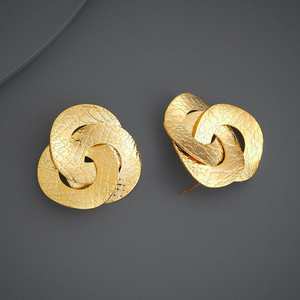 Trendy Drop Earrings 185895 Alloy Number Shape with <b>Emerald</b> for Wedding Engagement or Gift - Product Image 4