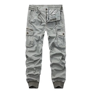 กางเกงขาตรงเอวสูงแบบหลายกระเป๋ากางเกงคาร์โก้ - Product Image 4