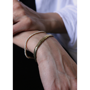 สร้อยข้อมือเทนนิสทองคำเหลือง 3 กะรัต Eternity Diana สร้อยข้อมือเทนนิสทองคำเหลือง 3 กะรัต ดีไซน์ทันสมัย - Product Image 4
