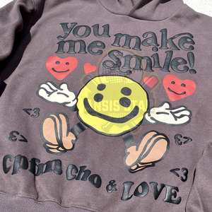 Fabricación profesional nuevo estilo Puff impresión sudaderas al por mayor de alta calidad Puff impresión sudaderas con capucha - Product Image 4