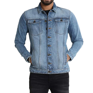 Chaqueta vaquera para hombre, fibra natural, estructura duradera, ideal para invierno, aventuras al aire libre o comodidad diaria y necesidades de uso de estilo - Product Image 1