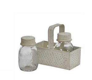 Caddy de sal y pimienta vintage Caddy de diseñador hecho a mano de calidad superior vajilla de la mejor calidad Caddy de sal al por mayor - Product Image 1