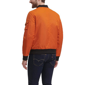 New Oem Customized Bomber Jacket Men Casual Wear Breathable Low Price Bomber Jacket for Men Material Bomber Jacket for man - Product Image 2
