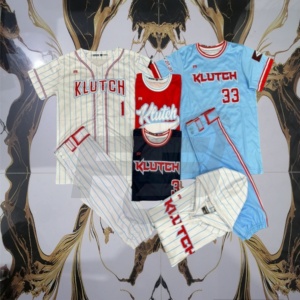 Unisex sport su misura maglia da Baseball unico Logo modello uniforme per gli uomini e le donne taglie forti tessuto a maglia - Product Image 1