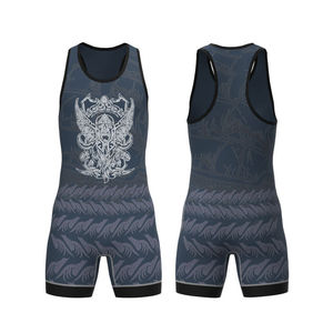 Traje de Lucha Libre Unisex para Adultos, 100% Poliéster, Transpirable, de Secado Rápido, Ropa Deportiva - Product Image 5