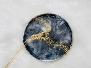 Round Resin Plate <b>for</b> Serving Durable Plate Perfect <b>for</b> Gifting or Interior Styling - Product Image 6