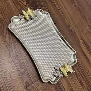 Vintage Style Handcrafted Wooden Tray Rustic Decorative Accent for Home & Gifting Abstract Design Wooden Tray - Product Image 2
