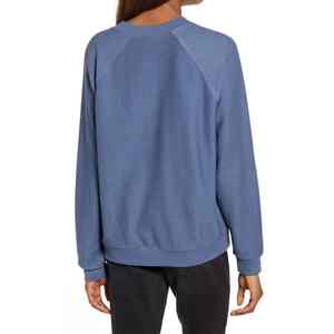 Sudadera personalizada de algodón en blanco de alta calidad más vendida al por mayor, sudadera Lisa cómoda y transpirable de tamaño personalizado para mujer - Product Image 3