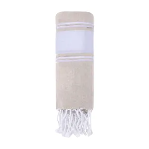 Serviette de plage en coton recyclé - Écologique et durable - Product Image 2