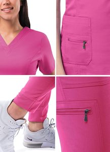 ชุดยูนิฟอร์มครับทางการแพทย์คลาสสิก,ชุดพยาบาลชุดผ่าตัดสำหรับวิ่งโรงพยาบาลนำกลับมาใช้ใหม่ได้ - Product Image 5