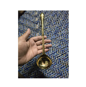 Cuchara para servir arroz de latón, cucharón para sopa/cuchara para arroz, cuchara para servir, proveedor al por mayor, artesanías, precio asequible - Product Image 2