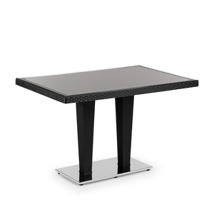 โต๊ะกลางแจ้งขนาด 80x120 ซม. พร้อมฐานโครเมียม ยี่ห้อ Antares - Product Image 1