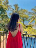 Robe longue dos nu pour femmes, sexy, rouge, style Boho, Hippie, plage, été