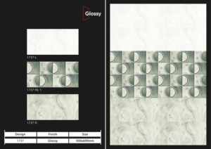 Carreaux muraux en céramique style urbain 300x600mm pour salle de bain et cuisine, finition brillante ou mate, surface sculptée effet sucre, design mural intérieur luxueux - Product Image 2