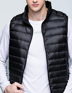 Custom Fashion Winter Stand Collar Mens Windproof Lightweight Waterproofing <b>Duck</b> <b>Down</b> Puffer Vest <b>Jacket</b> - Product Image 3