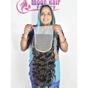 Fournisseur en gros d'extensions de cheveux humains noirs non traités naturels Closure Wavy de haute qualité doux de fournisseurs vietnamiens. - Product Image 6